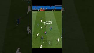 Real Madrid Counter attack 🥵 shorts football skills counterattack realmadrid efootballgameplay [upl. by Clarkin]