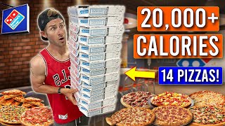 I Tried To Eat EVERY PIZZA On The Dominos Menu [upl. by Amathist]