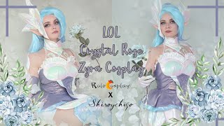 LOL Crystal Rose Zyra Cosplay Unboxing｜Shiroychigo amp RoleCosplay [upl. by Pomfrey364]