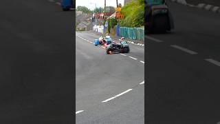 Sidecar racing at the Southern 100 [upl. by Aldarcy]