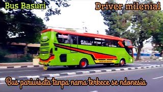 Detik detik bus pariwisata tanpa nama terkece se Indonesia [upl. by Cosma775]