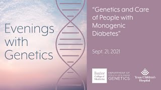 Genetics and Care for Monogenic Diabetes [upl. by Felicio]