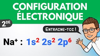 Configuration électronique dUN ION ✏️ Exercice  Seconde  Chimie [upl. by Ardnak]