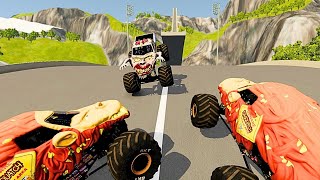 👻Terrifying Zombie Chase at Yeti Monster Jam [upl. by Kere]