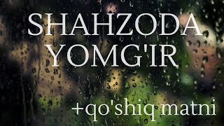 Shahzoda  Yomgir qoshiq matni [upl. by Aneehsor]