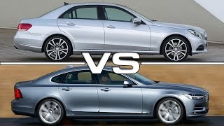 Mercedes EClass vs Volvo S90 [upl. by Atir764]