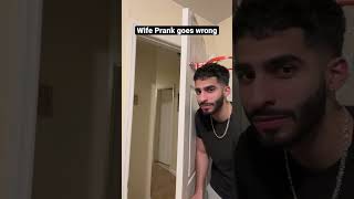 Scaring my wife goes wrong arab shorts comedy [upl. by Acker]