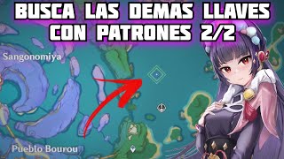 BUSCA LAS DEMAS LLAVES CON PATRONES GENSHIN IMPACT 24 ENKANOMIYA [upl. by Pelson]