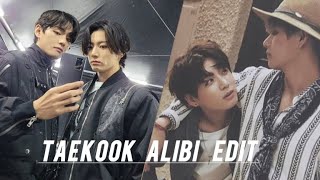 taekook😘😘 alibi edit bts taekook alibi remix edit bts Bangtansooyendon [upl. by Kearney]