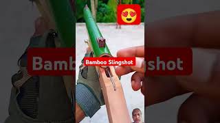 Bamboo Slingshot 😘bamboo craft diy [upl. by Venice]