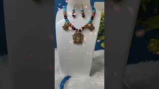 Diy choker set very unique design jewellery ytshort handmade diy subscribe fashion craft [upl. by Lew898]