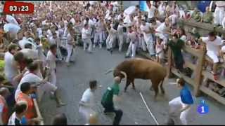 Primer Encierro San fermin 7 JULIO 2013 [upl. by Stallworth]