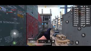 Warzone mobile moto G34 Snapdragon 695 FPS test [upl. by Tirrell]