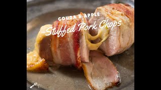 Cheese Stuffed Pork Chops with Apple [upl. by Patman]