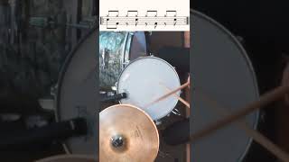 beat displacement drumbeat drums lesson drummer learning beats groove education drumming [upl. by Giglio18]