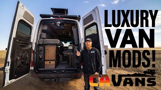 Turning my van into a LUXURY HOTEL  Storyteller Overland x Canyon Adventure Vans [upl. by Aihset]