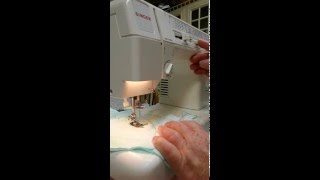 SINGER 5050 Free  Arm Sewing Demo [upl. by Airpal]