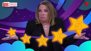 ESPECIAL DE CASO CERRADO los 5 programas más vistos en 2023 [upl. by Malinda]