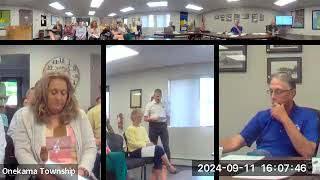 Onekama Township Board Meeting 20240911 [upl. by My]