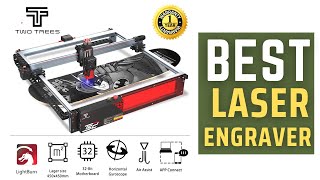 Best Laser Engraver  TwoTrees TS2 80W CNC Laser Engraver Review [upl. by Hna517]