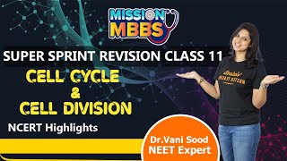 Cell Cycle and Cell Division in One Shot  NEET 202324  Class 11 Biology  Super Sprint  Vedantu [upl. by Josephina]