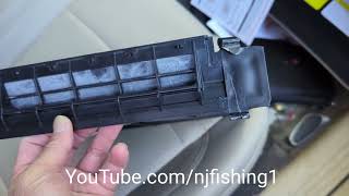 cabin air filter replacement  Hyundai Veracruz [upl. by Garrik]