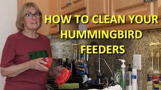 How to Clean Your Hummingbird Feeders [upl. by Aidnyl]