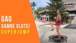 Jill Cooper SuperJump GAG allenamento gambe glutei [upl. by Eeramit]