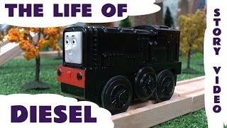 The Life Of Diesel Motorized Wooden Thomas The Train Story [upl. by Okemak581]