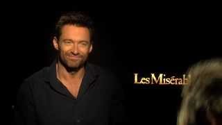 Hugh Jackman Jean Valjean Interview for quotLes Miserablesquot [upl. by Kennet346]