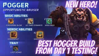 THE BEST HOGGER BUILD FROM DAY 1 PTR TESTING [upl. by Aldin]