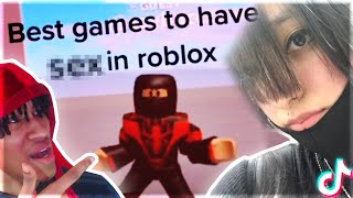 MY GIRLFRIEND REACTS TO ROBLOX TIKTOKS 😳 weird oders [upl. by Giovanna]