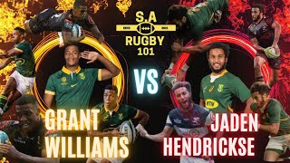 Grant Williams VS Jaden Hendrickse  Who Will Be Our New Scrumhalf [upl. by Mitzi]