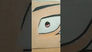 Anime eyes fraw🎇🎇 lyrics music song art shortfeed [upl. by Supple47]