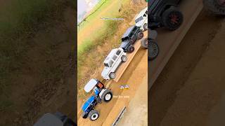 New Holland loading cars 🔥🔥scorpio thar bolero [upl. by Ynittirb685]