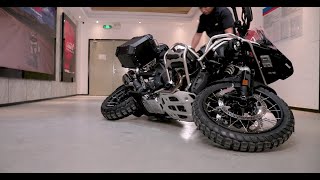 Bmw R1300gs 로부 3박스  크래시바 드랍 테스트 Bmw R1300gs Loboo Three case  crash bar Drop test bmw r1300gs [upl. by Dier982]