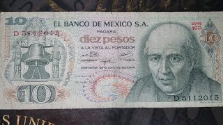 La Historia De México En Un Solo Billete Billete de 10 pesos quotMiguel Hidalgoquot Banco de México [upl. by Annatsirhc]