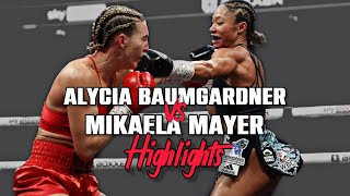 Alycia Baumgardner vs Mikaela Mayer  HIGHLIGHTS  MayerBaumgardner [upl. by Oiuqise]