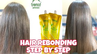 PAANO NGA BA ANG TAMANG PAG REREBOND NG BUHOK STEP BY STEP TUTORIAL [upl. by Eetsim]