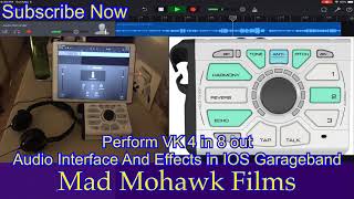 TC Helicon Perform VK and iPad Garageband [upl. by Mastic]