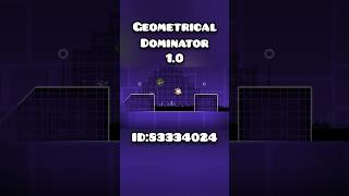 Geometrical Dominator 10 Geometry Dash 22 geometrydash gd shorts short [upl. by Trub]