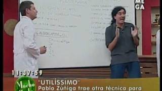 Alex de la risa en mucho gusto mega risaterapia con Pablo Zúñiga risoterapia autocuidado [upl. by Ney]