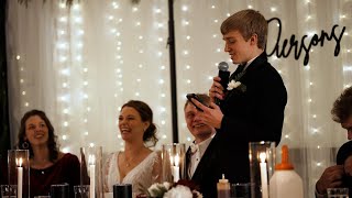 Im Not Crying  Little Brother Nails Best Man Speech  Full Video [upl. by Yelnats]