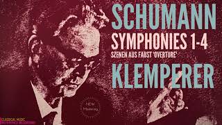 Schumann  Complete Symphonies Nos1 Spring 2 3 Rhenish 4 reference record Otto Klemperer [upl. by Nic56]