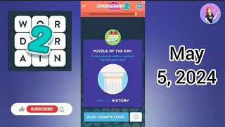 WordBrain 2 Daily Puzzle May 5 2024 Solution [upl. by Iborian]