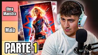 TIER LIST PELICULAS Y SERIES DE MARVEL Parte 1 🎥 [upl. by Corel]