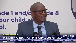 Pretoria Girls High principal suspended [upl. by Zzaj]