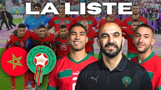 🇲🇦LA LISTE DU MAROC POUR LA CAN 2024 [upl. by Etnaihc]