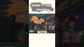 Logic ft Eminem  Homicide lyrics logic emimem shorts lyrics [upl. by Borszcz]