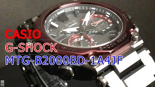 CASIO GSHOCK MTG MTGB2000BD1A4JF Bluetooth 搭載 電波ソーラー [upl. by Ahsiym]